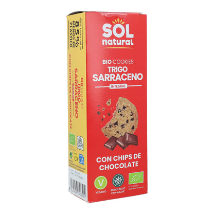 Biscotti al grano saraceno e cioccolato biologici Sol Natural 170 g