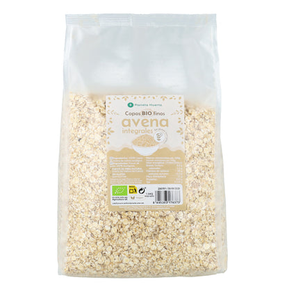 Confezione da 4 fiocchi d'avena sottili senza glutine ECO Planeta Huerto 1,5 kg