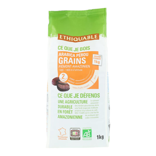 Kawa Premium ziarna Peru Oro verde BIO ideas Sprawiedliwy Handel 1 kg