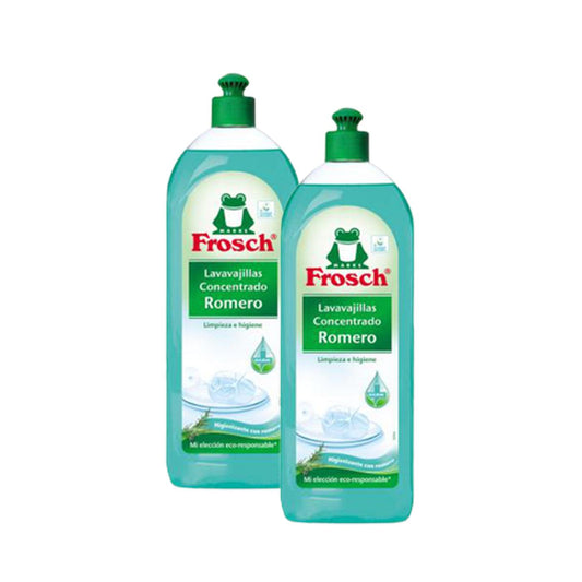 2er-Packung 750 ml Frosch Rosmarin Geschirrspülmittel
