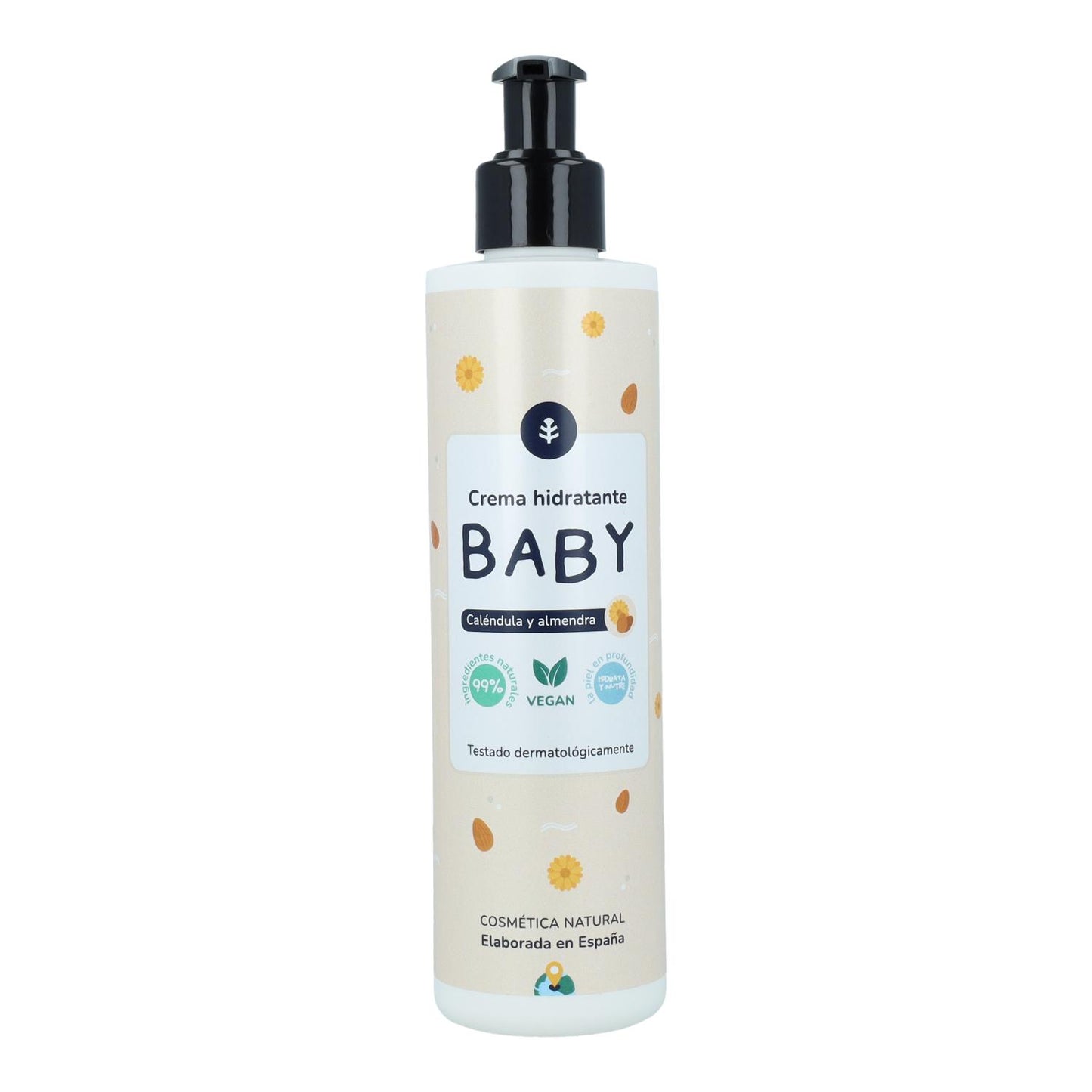 Pack Enfants Calendula et Amandes : gel et shampoing + crème hydratante Planeta Huerto