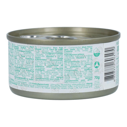 Kit Cat Lata Gravy - Atún & Huevo Codorniz 70 g Comida húmeda para gatos en salsa