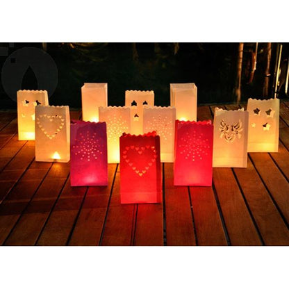 Lightbags Papperspåsar 5-pack "Rojo Stars"