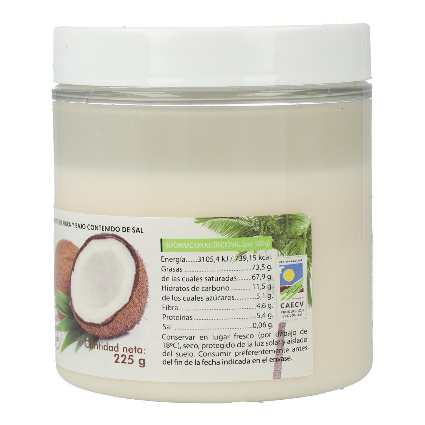 Kokosnussbutter 225 g, Salud Viva