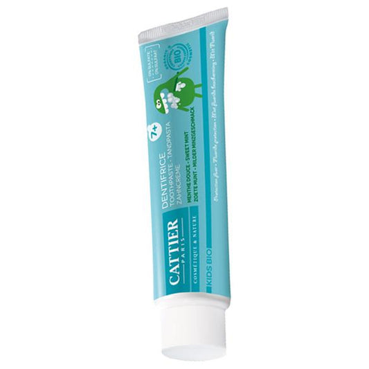 Dentifrice pour enfants + 7 ans Cattier, 50 ml.