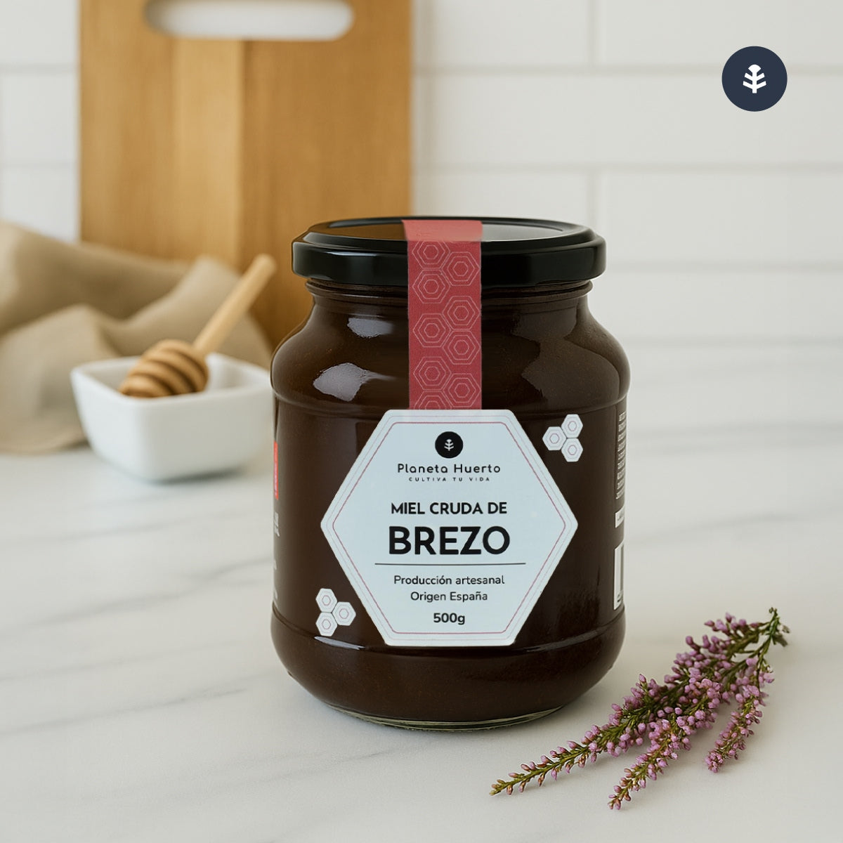 Raw Heather Honey Planeta Huerto 500 g