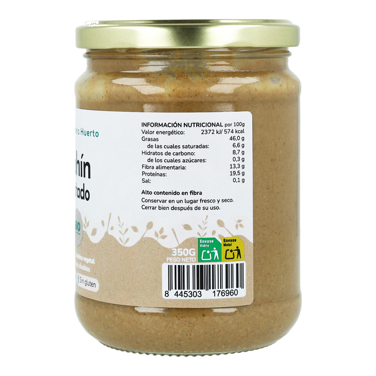Tahini di sesamo tostato ECO Planeta Huerto 350 g