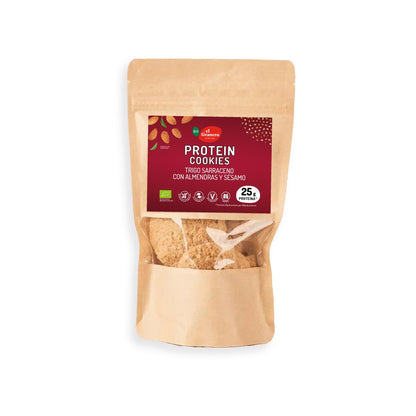 Biscotti proteici al grano saraceno, mandorle e sesamo BIO, 130 g