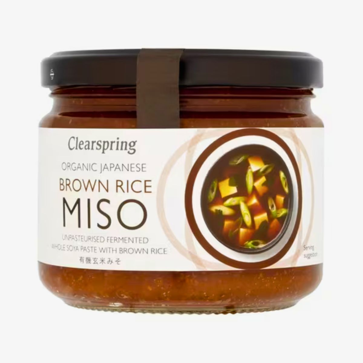 Miso Arroz Integral no pasteurizado Bio Clearspring 300 g