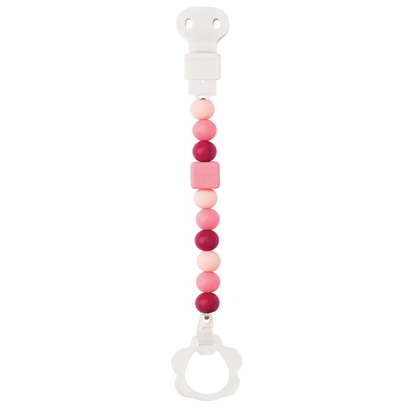 Pinza per ciuccio  (con clip per ciuccio) Doukidou Blu-Bianco