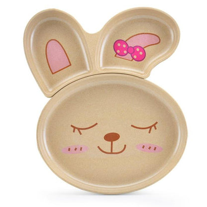 Assiette enfant animaux Husk's assiette lapin (2 pièces)