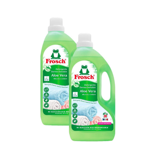 2er-Pack Frosch Aloe Vera Waschmittel 1500 ml