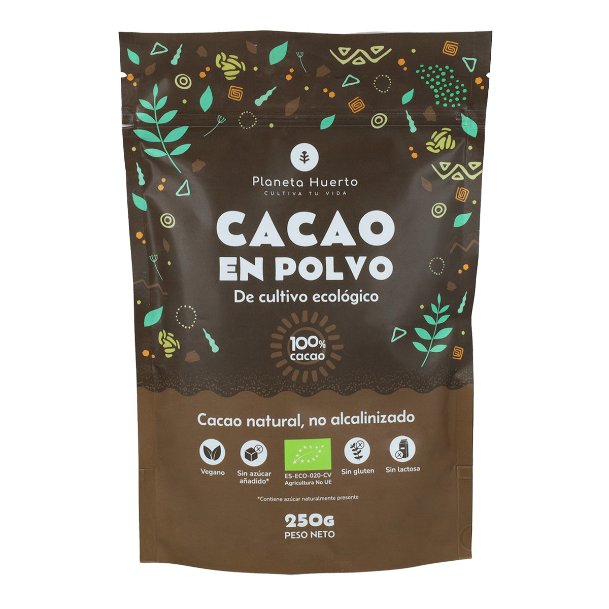 Pack 2x Cocoa powder ECO Planeta Huerto 250 g