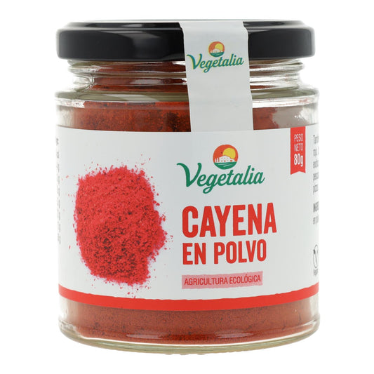 Bio-Cayennepfefferpulver von Vegetalia, 80 g 
