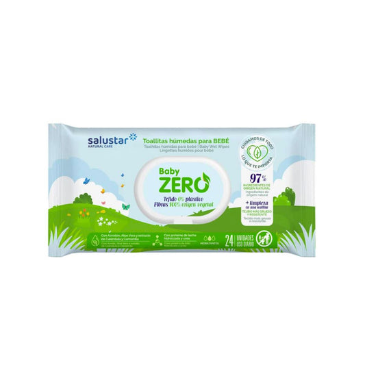 Salviettine biodegradabili per bambini BabyZero Salustar 24 pz