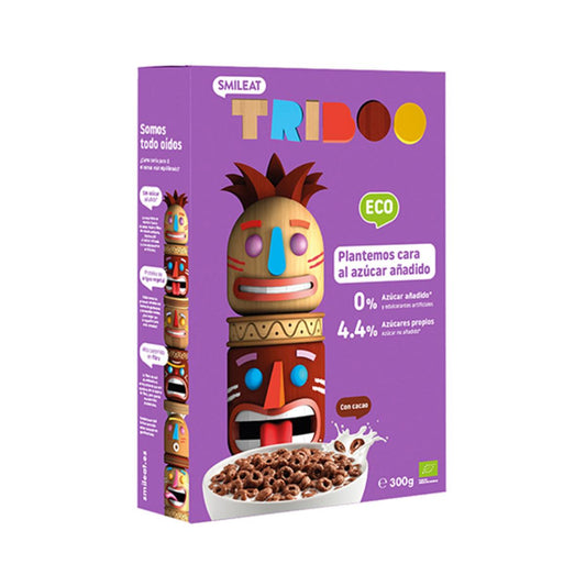 Organic Chocolate Flavoured Breakfast Cereal 300 g, Triboo