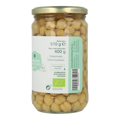 Pack 6x Pois Chiches cuits ECO Planet Garden 570 g