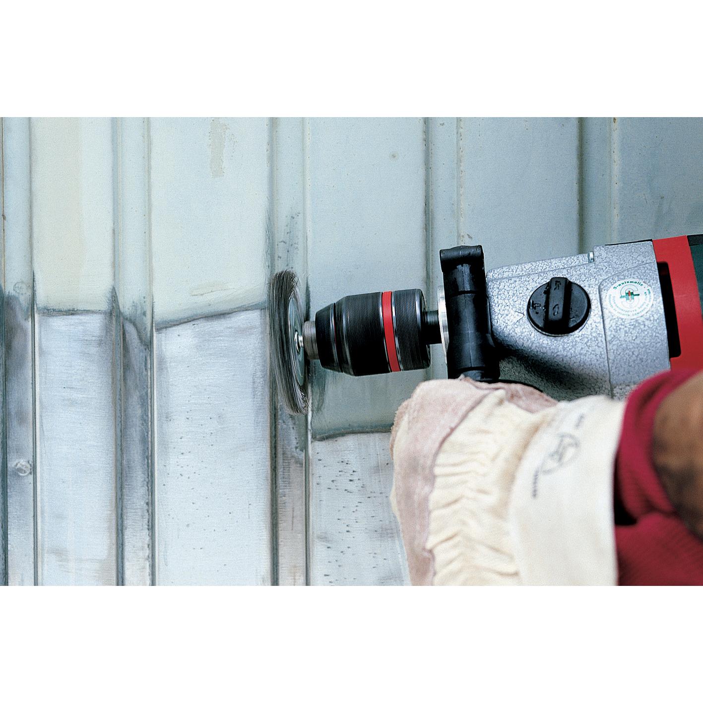 1 Wolfcraft-Scheibenbürste für Bohrmaschine Ø 75 x 7 mm