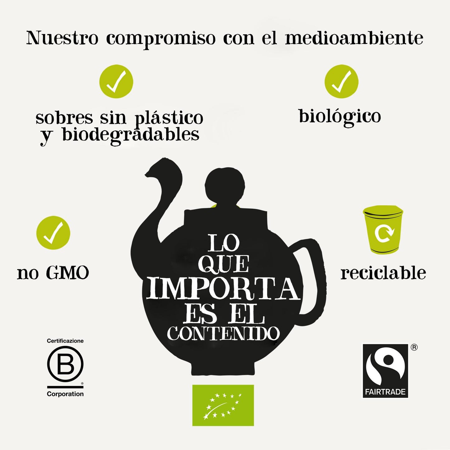 Té Verde Clásico Bio Cupper 20 bolsitas