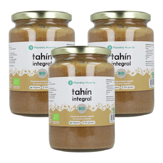 Packung 3x Vollkorn Tahin ECO Planeta Huerto 700 g