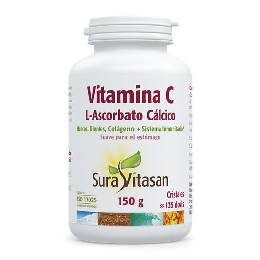 Vitamine C L-ascorbaat, Sura Vitasan, 150 g