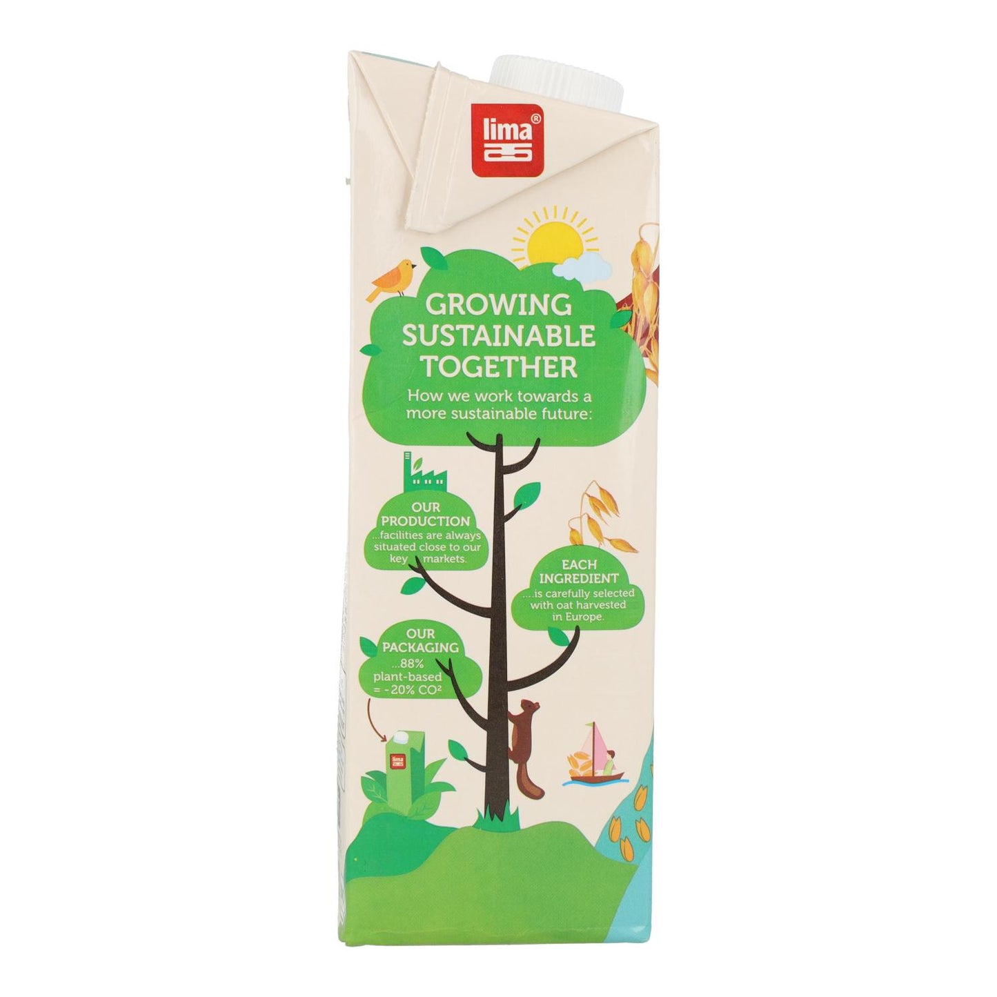 Plantaardige drank van haver en kokos ECO Lima 1 l