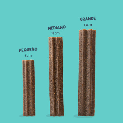 Doggy Dental für mittelgroße Hunde Apfel und Eukalyptus Edgard Cooper 7 Sticks