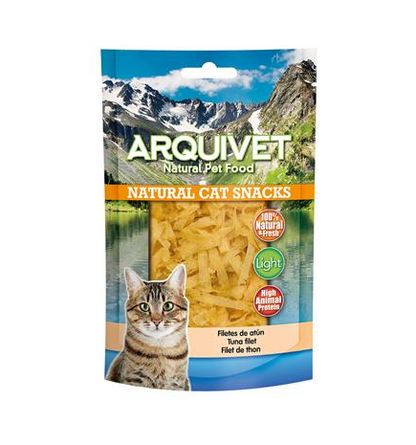 Arquivet tonijnfilets 50 g Natuurlijke snack voor katten
