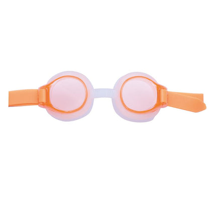 Schwimmbrille FUNNY für Kinder, doppeltes Silikonband, Monoblock