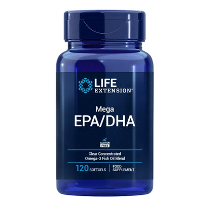 Mega EPA/DHA, Life Extension 120 Kapseln