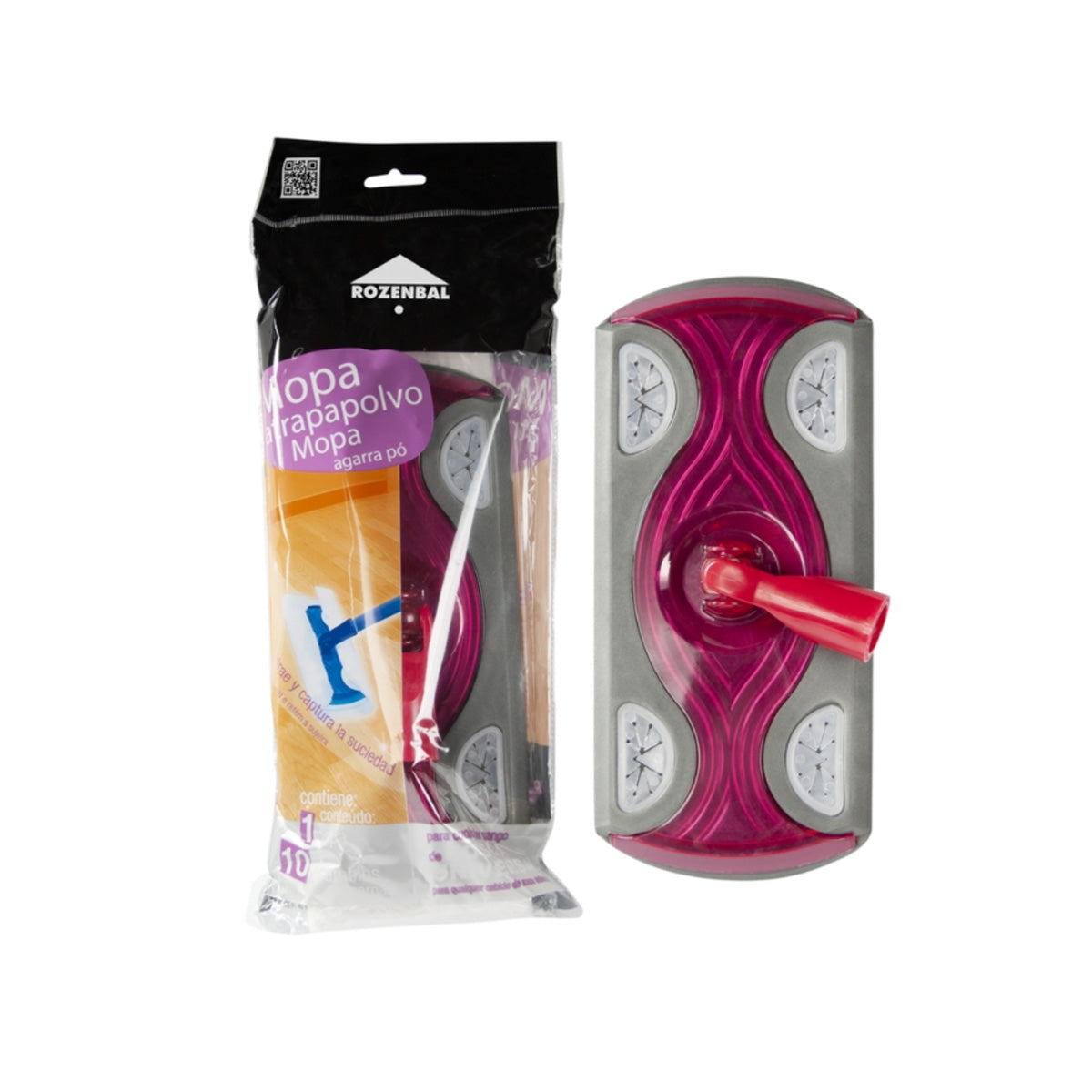 Dust Mop with 10 Cloths ROZENBAL