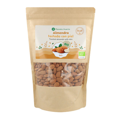 Roasted almonds with skin ECO Planeta Huerto 1 kg