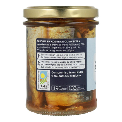 Confezione 6x Sardine in olio d'oliva ECO Planeta Huerto 190 gr