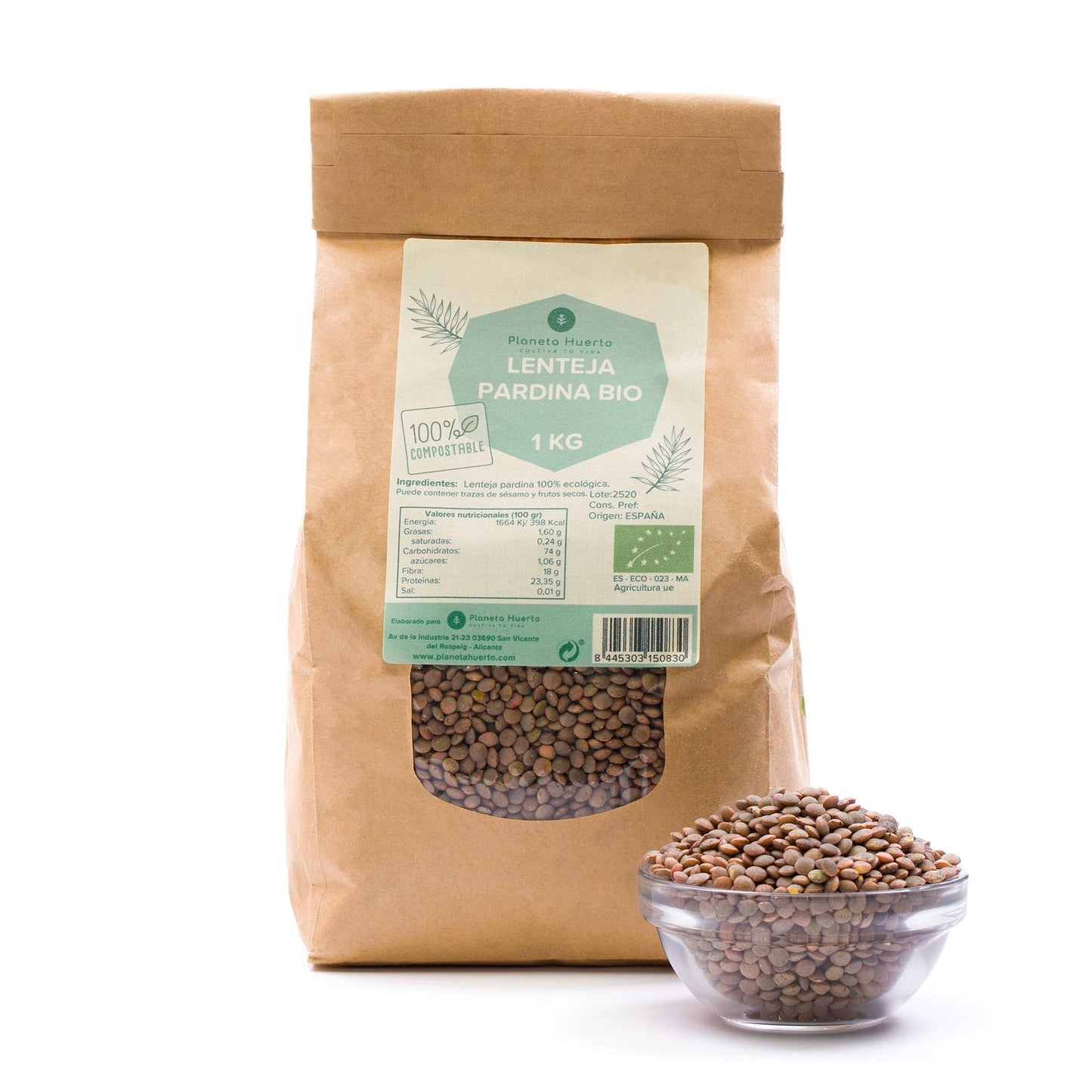 Pardina linser ECO Planeta Huerto 1kg