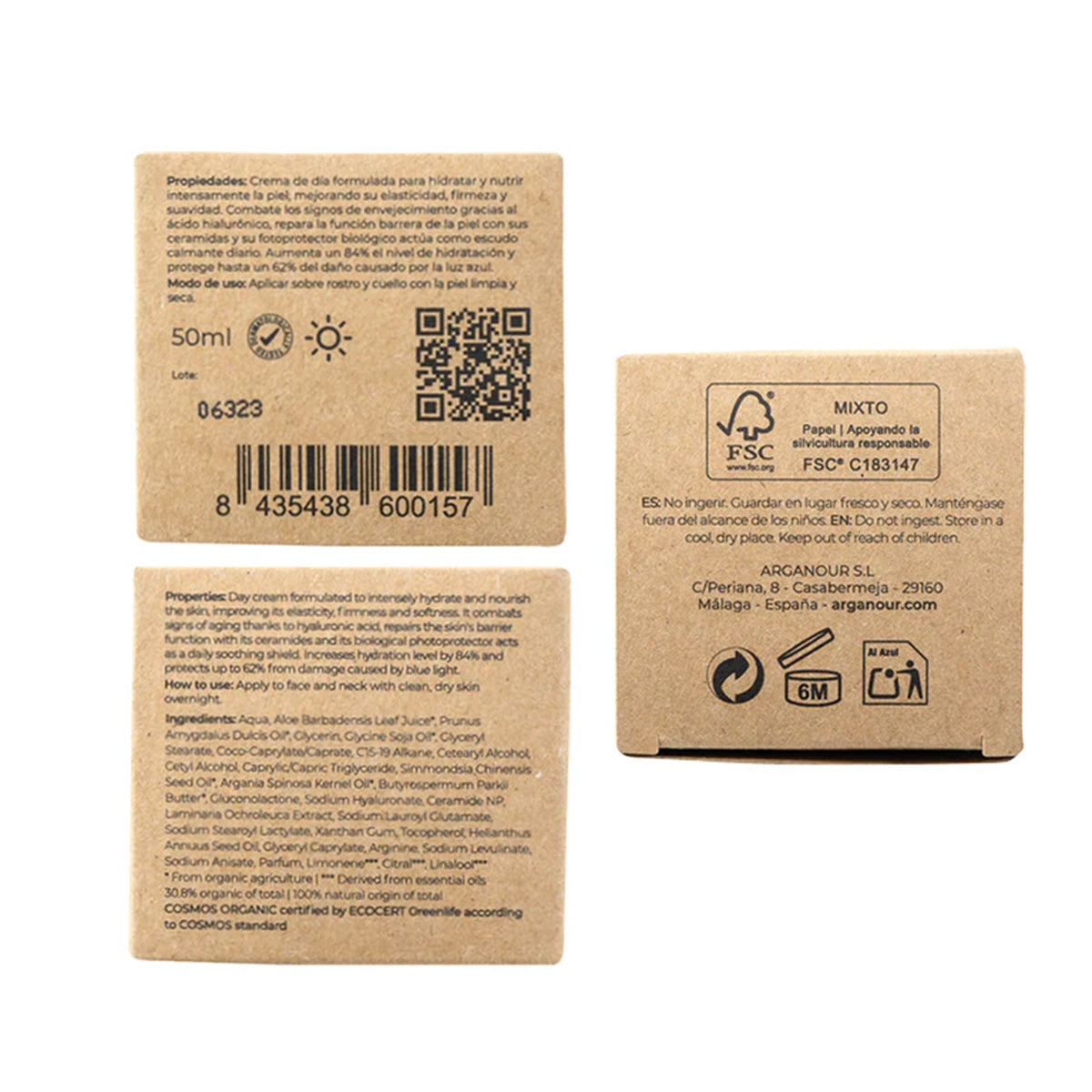 Arganour dagkräm för normal och torr hud 50 ml