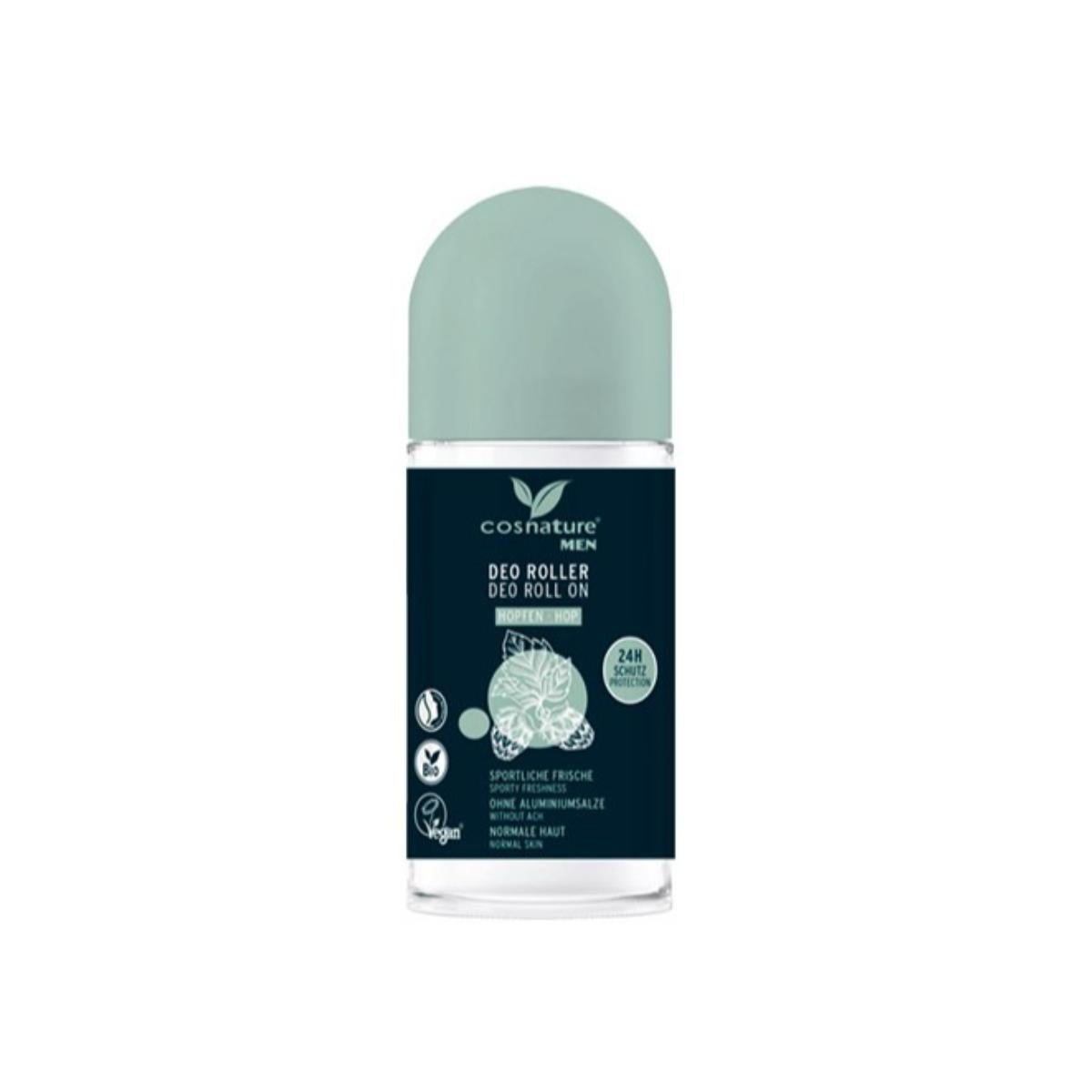 Déodorant roll-on 24h pour homme au houblon BIO Cosnature 50 ml
