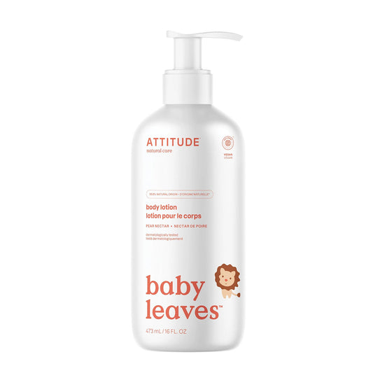 Lotion corporelle Nectar de poire pour bébés, Attitude, 473 ml
