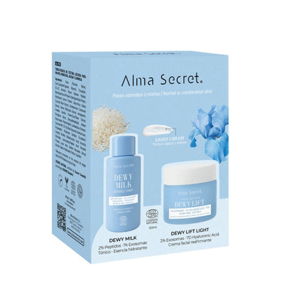 KISTE: DEWY LIFT "LIGHT" DAGKRÄM  NORMAL-Blandad hud 50 ml + MINI TÓNICO DEWY MILK 50 ml