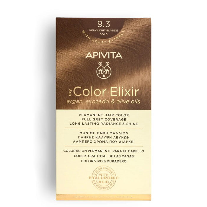 MY COLOR ELIXIR N 9.3 Hair Dye, APIVITA, 150 ml