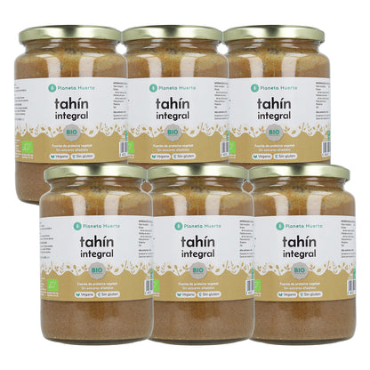 Packung 6x Vollkorn Tahin ECO Planeta Huerto 700 g