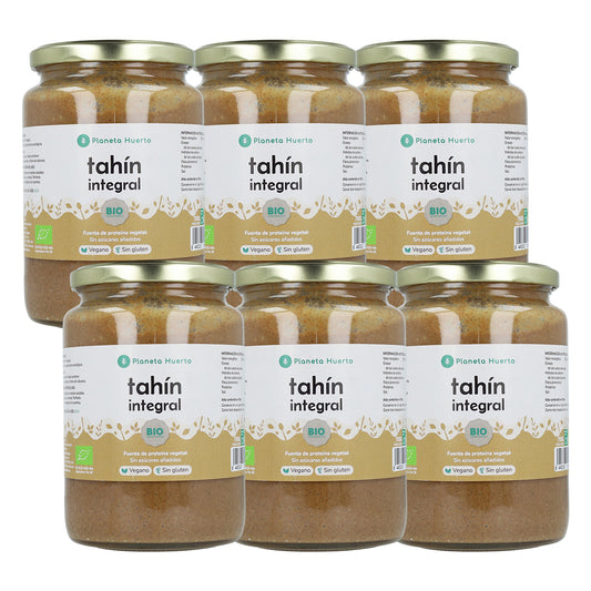 Packung 6x Vollkorn Tahin ECO Planeta Huerto 700 g