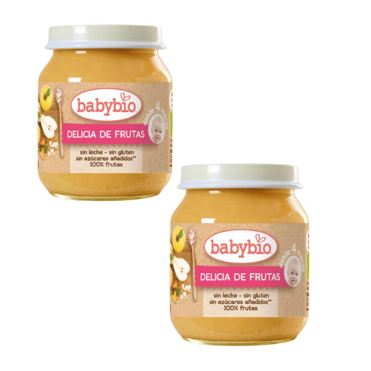 Vasetto Delizia di frutta, 2x130 g. Babybio