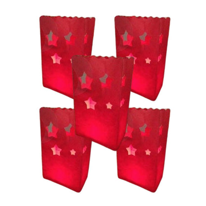 Lightbags Papperspåsar 5-pack "Rojo Stars"