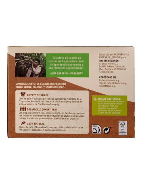 Bio-Rohrzucker-Einzelportionen Tierra Madre 60 Einzelportionen