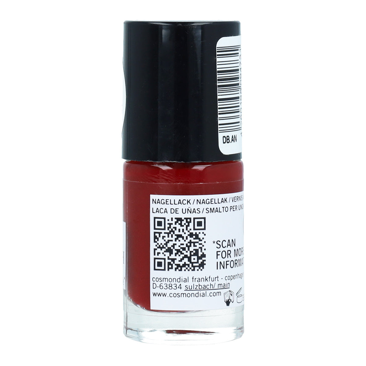 Lakier do paznokci Cherry red Benecos 5 ml