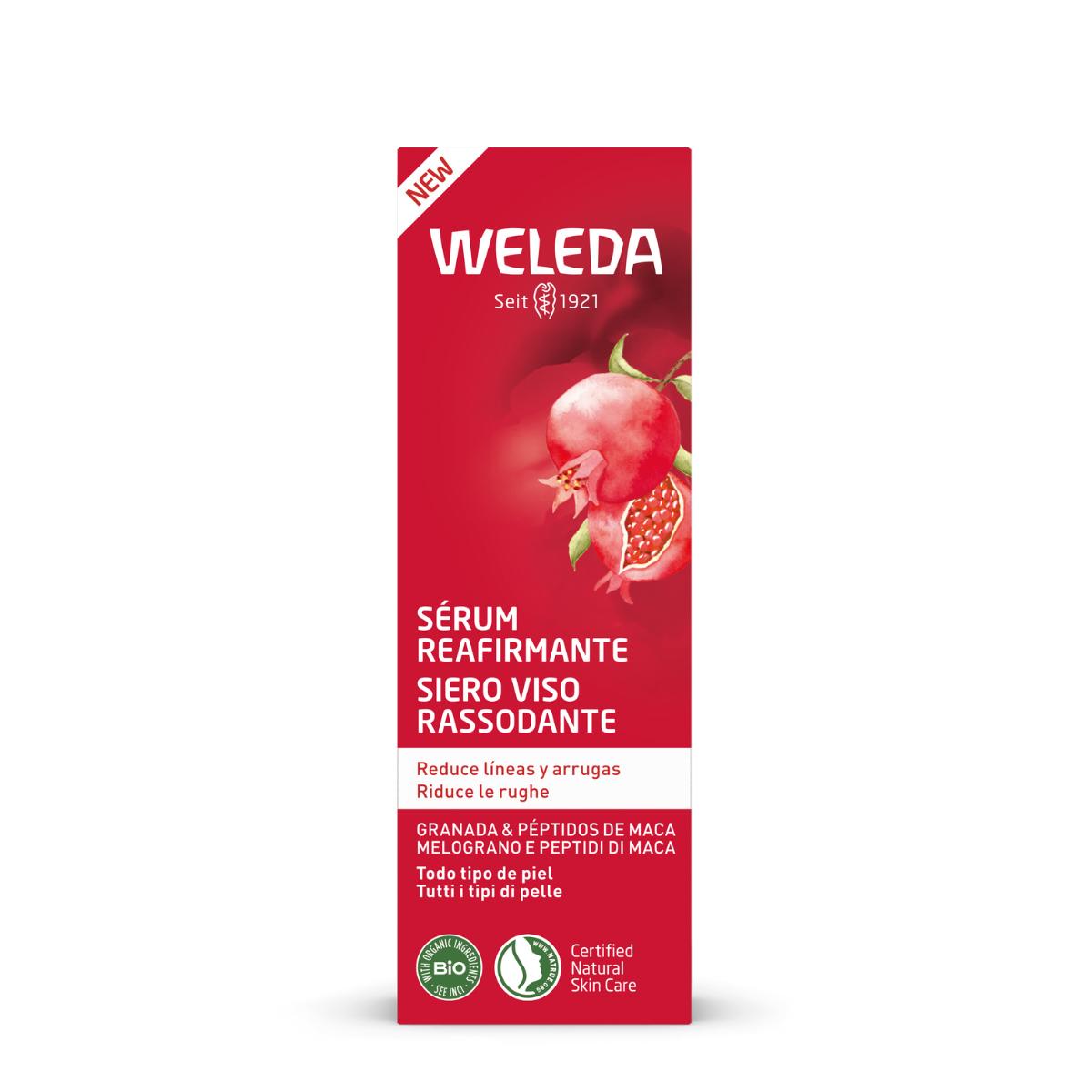 Straffendes Serum mit Granatapfel und Maca-Peptiden Weleda 30 ml