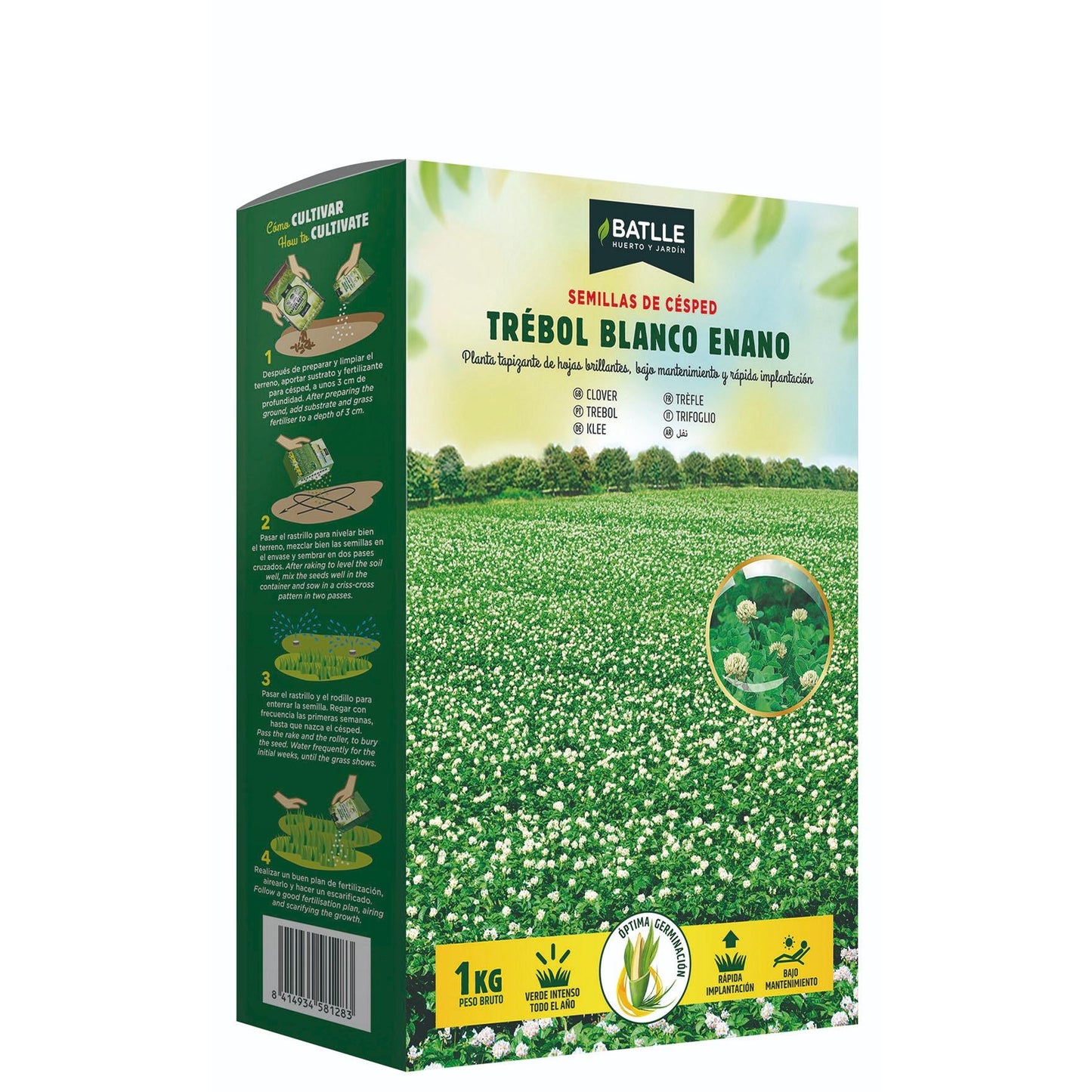 Batlle white dwarf clover seeds, 1 kg