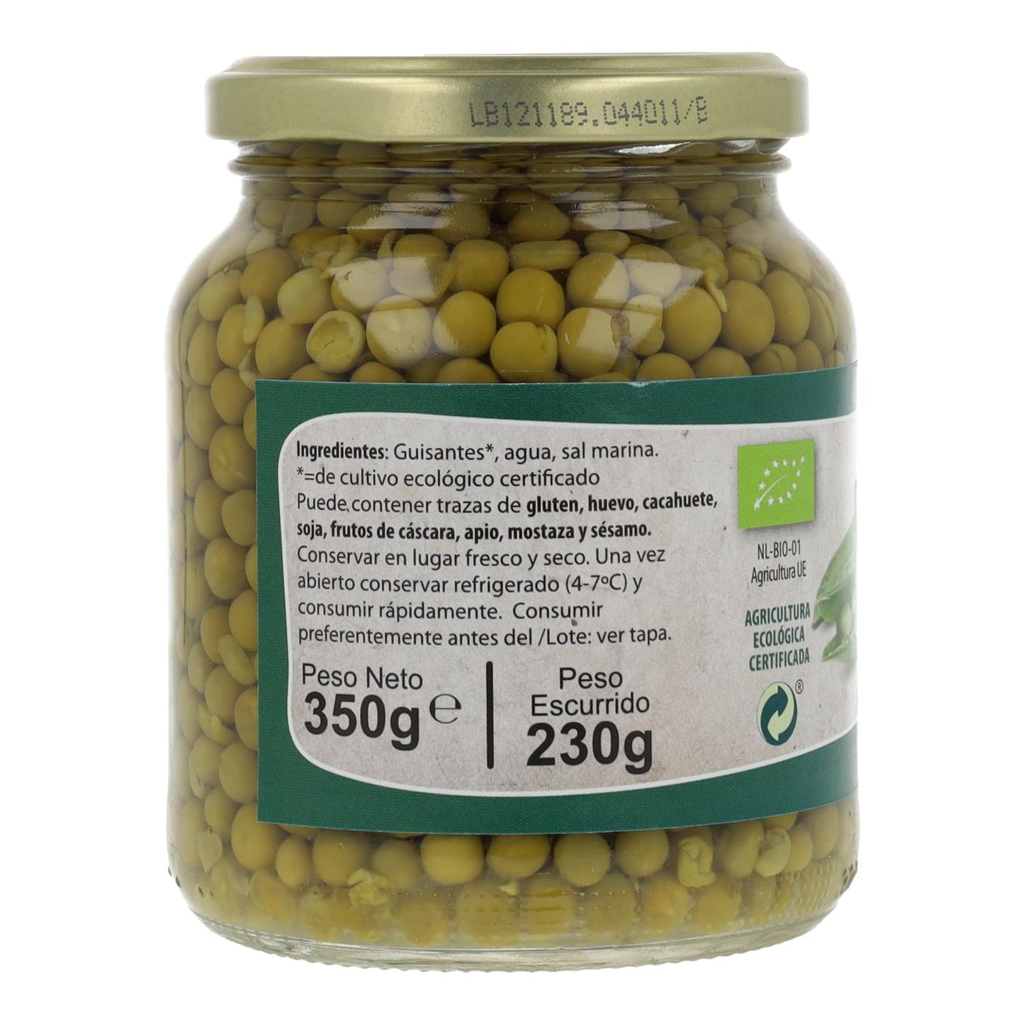 Öko-Erbsen, 350 g. Natursoy