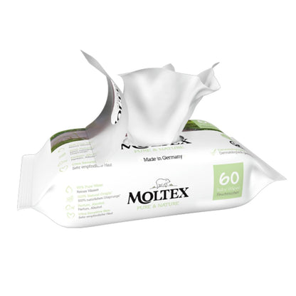 Moltex Pure & Nature wipes 60 units