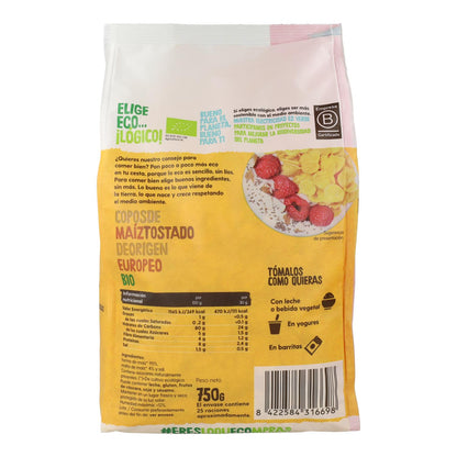 Maxi-Pack geröstete Bio-Maisflocken Ecocesta 750 g
